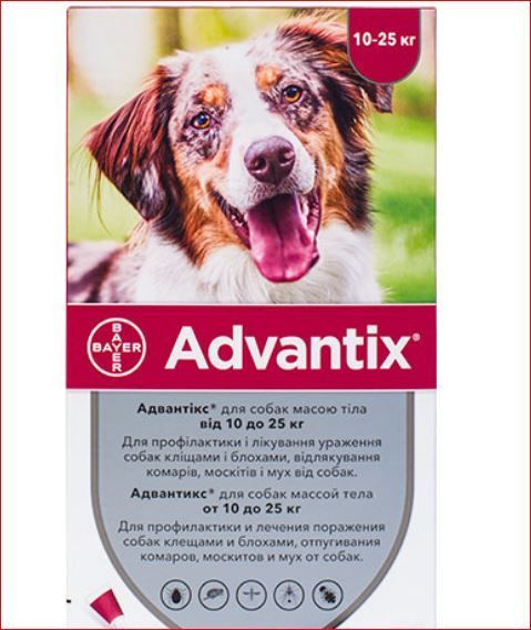 Адвантикс для собак 10-25 кг №4 Байер 