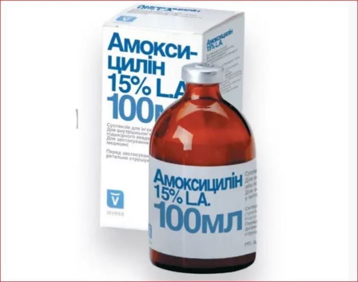 Амоксицилин 15% ЛА 100 мл Инвеса 