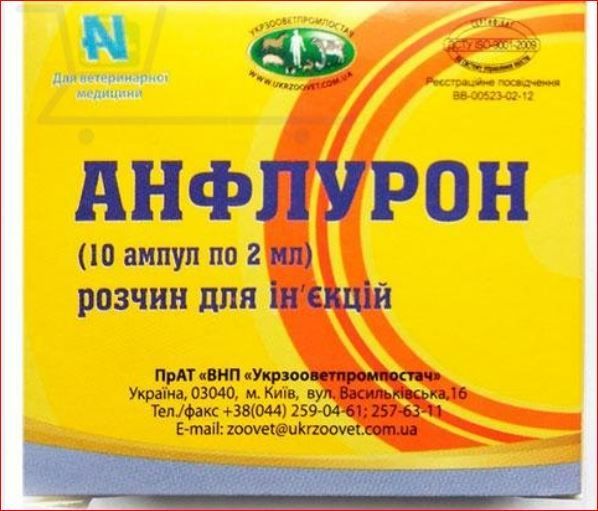Анфлурон 2мл 2 МО  Укрз-ч ц
