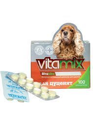 Витамикс для щенков 100 табл.\уп.Олкар 