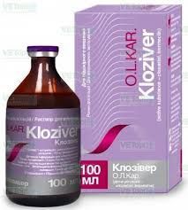 Клозивер р-р для ин. 100 мл Олкар