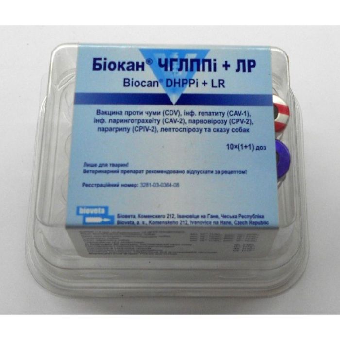 Биокан DHPPI + RL  1 доза\фл-вакцина для собак