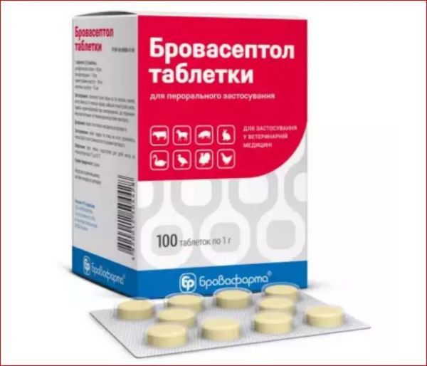 Бровасептол табл. 1 г\т №100 Бровафарма ц