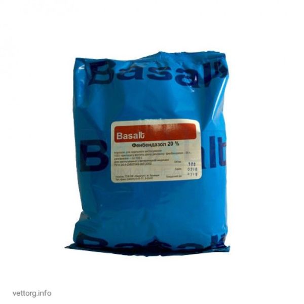 Фенбендазол 20% порошок (500 гр) Базальт