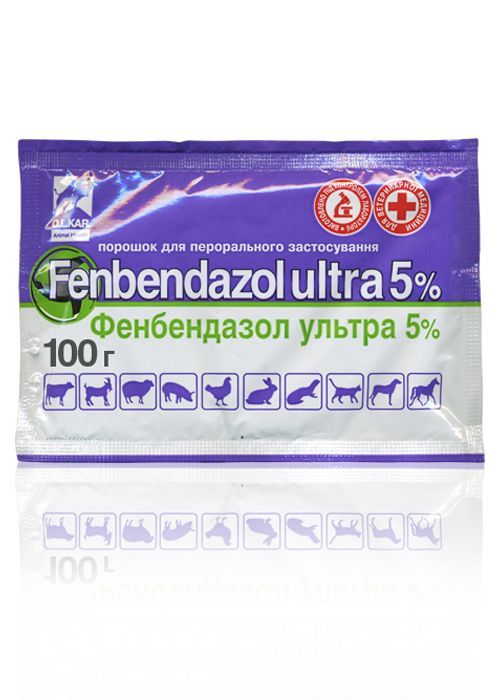 Фенбендазол ультра 5% пор.перор.100 г, Олкар