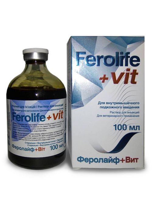 Феролайф + Вит раствор для инъекций 100 мл, Олкар
