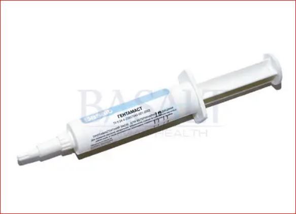 Гентамаст  10 мл\шприц-туба Базальт ц