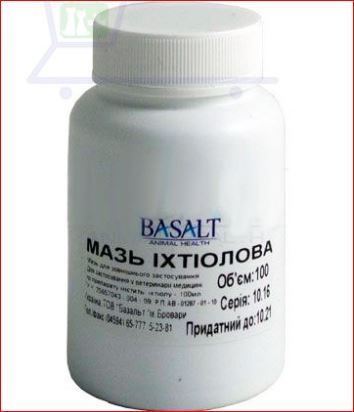 Мазь Ихтиоловая 100 гр Базальт ц