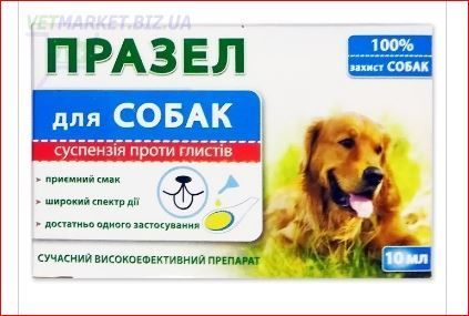Празел суспензия для собак 10 мл Круг