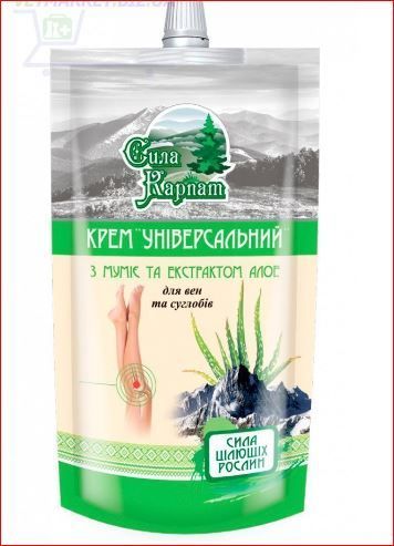 Сила Карпат крем Мумие с алоэ 100 мл