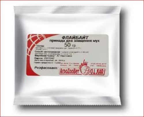 Средство от мух Флайбайт пор. 50 гр Байер