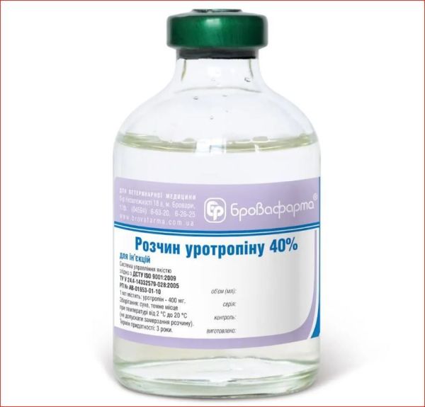 Уротропин 40% 50 мл Бровафарма ц